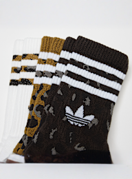 adidas Originals, 3 PACK - Leo Crew Socks, multi-colour, Image 2 of 2