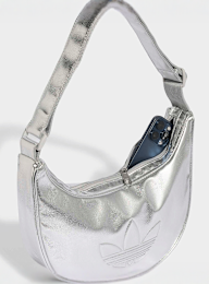 adidas Originals, Adicolor Half Crescent Bag, silver, Image 4 of 6