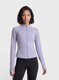 New Balance, Harmony Fitted Full Zip, purple, Image 1 of 4