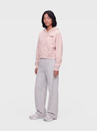 New Balance, Trackside Fleece Full Zip, Pink, Image 4 of 4