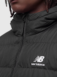 New Balance, Boston Puffer Jacket, black, Image 3 of 4