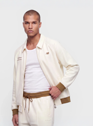 New Balance, Sport Legacy Pique Jacket, beige, Image 1 of 4