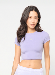 New Balance, Harmony Fitted T-Shirt, purple, Image 1 of 5