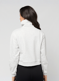 New Balance, Athletics Premium Logo Oversized Half Zip, grey, Image 2 of 4