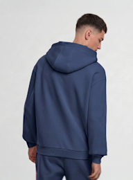 Urban Classics, Fluffy Zip Hoody, blue, Image 2 of 3