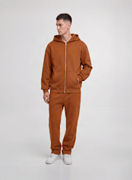 Urban Classics, Fluffy Zip Hoody, orange, Image 3 of 3