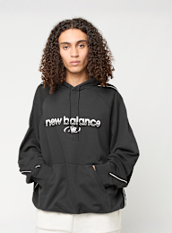 New Balance, Trackside French Terry Hoodie, black, Image 1 of 6