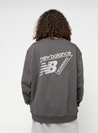 New Balance, Classic Tri-Logo French Terry Crew, grey, Image 1 of 7