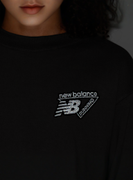 New Balance, Classic Tri-Logo French Terry Crew, grey, Image 5 of 7