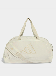 adidas Originals, Defender Strap Graphic Duffle S Bag, beige, Image 1 of 6