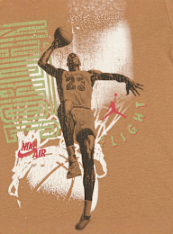 Jordan, JDB MJ Retro Hangtime Short Sleeve Tee, brown, Image 3 of 4