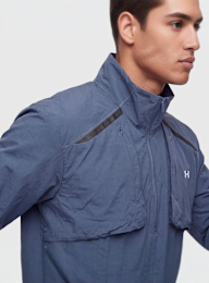 Under Armour, Unstoppable Woven Halfzip Solid, blue, Image 3 of 4