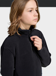 adidas Originals, Loose Fleece Halfzip Sweatshirt, black, Image 4 of 5