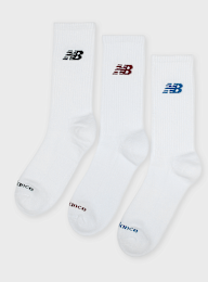 New Balance, 3 PACK - Everyday Seasonal Crew, white, Image 1 of 2