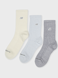 New Balance, 3 PACK - Grey Patch Logo Seasonal Midcalf, multi-colour, Image 1 of 2