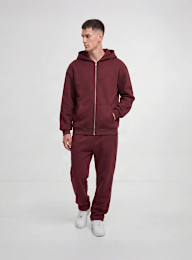 Urban Classics, Fluffy Zip Hoody, red, Image 3 of 3