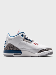 Jordan, Air Jordan 3 Retro (GS) “True Blue”, white, Image 2 of 8