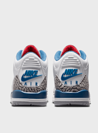 Jordan, Air Jordan 3 Retro (GS) “True Blue”, white, Image 4 of 8