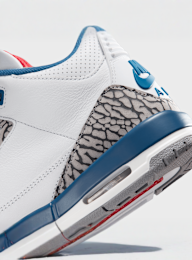 Jordan, Air Jordan 3 Retro (GS) “True Blue”, white, Image 8 of 8