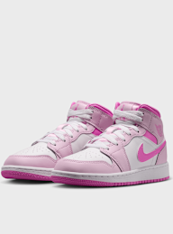 Jordan, Jordan 1 Mid (GS), Pink, Image 3 of 8