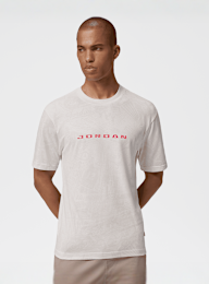 Jordan, Brooklyn Graphic Shortsleeve Crew, beige, Image 1 of 5