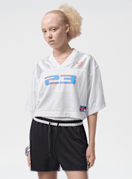 Jordan, Brooklyn Shortsleeve Jersey Top, white, Image 1 of 7