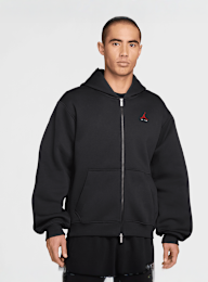 Jordan, Brooklyn Fleece Full-Zip Hoodie, black, Image 1 of 3