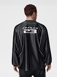 Jordan, Brooklyn Long-Sleeve Goalie Top, black, Image 2 of 6