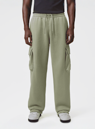 Jordan, Brooklyn Oversized Fleece Cargo Pants, green, Image 1 of 7
