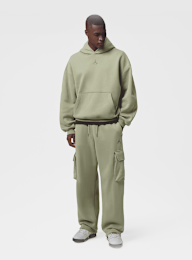 Jordan, Brooklyn Oversized Fleece Cargo Pants, green, Image 7 of 7