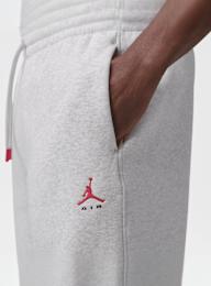 Jordan, Brooklyn Statement Fleece Open Hem Pant, grey, Image 3 of 5