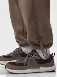 Jordan, Brooklyn Statement Fleece Open-Hem Pants, brown, Image 5 of 6