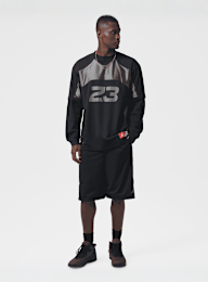 Jordan, Brooklyn Mesh Cat Scratch Shorts, black, Image 8 of 8