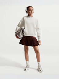 Jordan, Sportswear Studio Boxy Fleece Crew-Neck, beige, Image 4 of 4