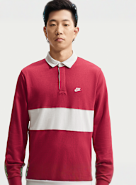 Nike  , Club Longsleeve Rugby Top, red, Image 3 of 5