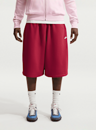 Nike  , Sportswear Club Oversize French Terry Shorts, red, Image 1 of 4