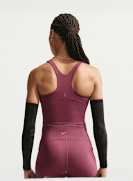 Nike  , Tempo Dri-FIT Mid Support Crop Bra Tank, light pink, Image 2 of 5