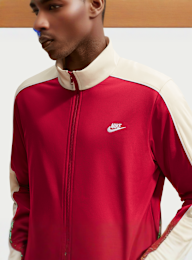 Nike  , Club Poly-Knit Tracksuit, red, Image 3 of 5