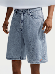 Nike  , Sportswear Indigo Denim Shorts, blue, Image 3 of 4