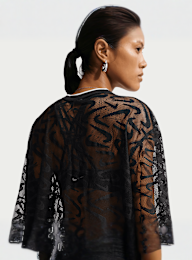 Nike  , Chill Woven Lace Jersey, black, Image 4 of 6