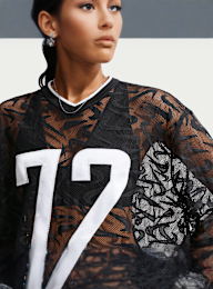 Nike  , Chill Woven Lace Jersey, black, Image 5 of 6