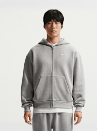 Nike  , Solo Swoosh Full-Zip Hoodie, grey, Image 1 of 4