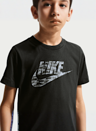 Nike  , Sportswear Club Tee All-Over-Print Fill, black, Image 3 of 5