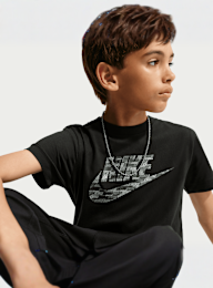 Nike  , Sportswear Club Tee All-Over-Print Fill, black, Image 4 of 5