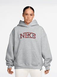 Nike  , Studio Fleece Oversized Logo Hoodie, grey, Image 1 of 3
