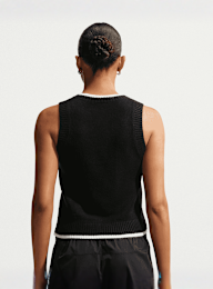Nike  , Sportswear Chill Knit Loose Sweater Vest, black, Image 2 of 6