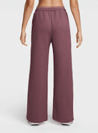 Nike  , Studio Fleece Mid-Rise Wide-Leg Scallop Pants, light pink, Image 2 of 3