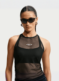 Nike  , Sportswear Tight Sheer Tank Top, black, Image 3 of 4