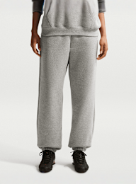 Nike  , Studio Fleece Medium Weight High-Rise Oversized Cuffed Pants, grey, Image 1 of 4