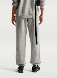 Nike  , Studio Fleece Medium Weight High-Rise Oversized Cuffed Pants, grey, Image 2 of 4
